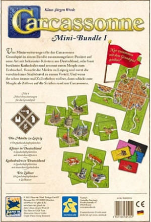 Asmodee Brettspiel Carcassonne | Mini-Bundle 1 - Erweiterung