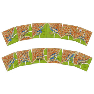 Asmodee Brettspiel Carcassonne | Die Zugbrücken - Minierweiterung