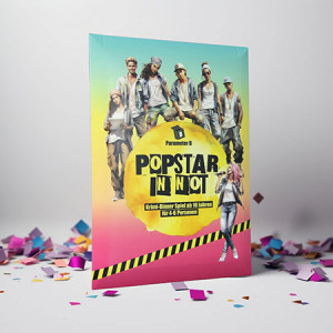 Spiel Popstar in Not | Krimi-Dinner Spiel für 4 Personen