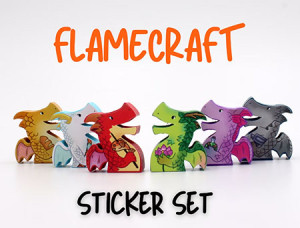 Spiel Flamecraft - Stickerpack