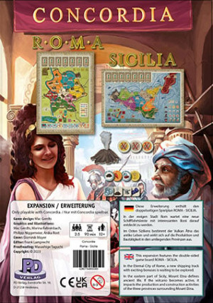 Brettspiel Concordia | Roma & Sicilia - Erweiterung