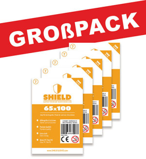 Shield 7 - (100er Großpack) 100 Super Premium Kartenhüllen für Kartengröße 65 x 100 mm