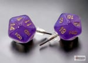 Spiel Ohrstecker - w20 Borealis Royal Purple