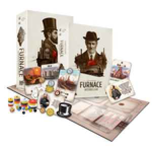 Brettspiel Furnace | Großmogul Bundle inkl. Spielmatte + 3 Promos