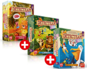 Kartenspiel Detecteam Kids - Bundle (3 Spiele mit je 3 Fällen)