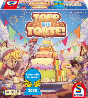 Schmidt Brettspiel Topp die Torte! - Kinderspiel des Jahres 2025