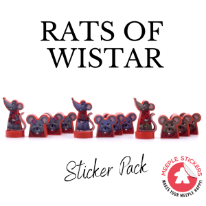 Spiel Die Ratten von Wistar - Stickerpack
