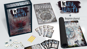 Würfelspiel Rune & Write - Spielmatte aus Neopren