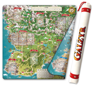 Spiel Lands of Galzyr - Playmat + Bag