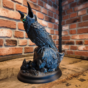 Würfelspiel Der schwarze Rabe | Würfelturm 3D