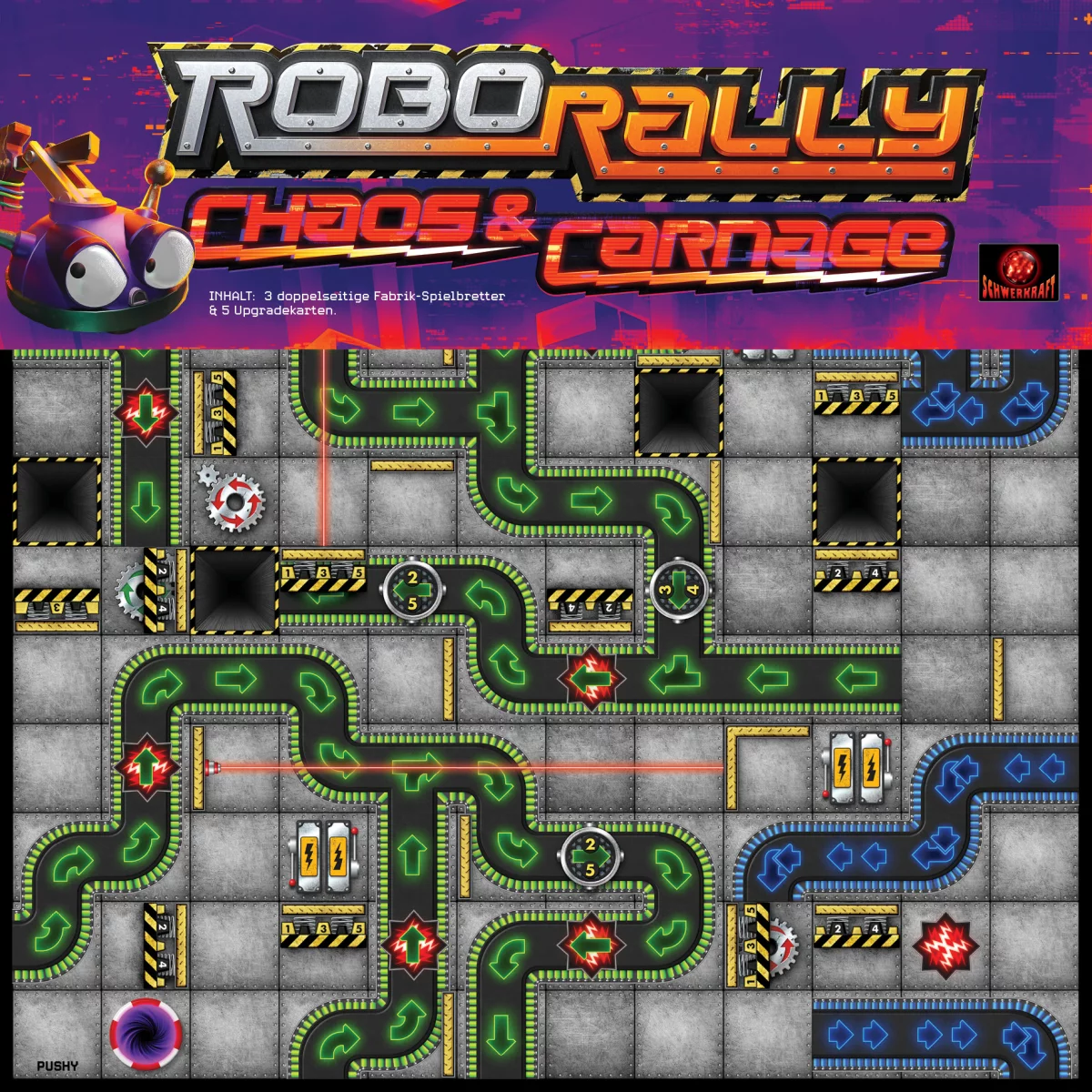 Brettspiel RoboRally | Chaos & Carnage - Erweiterung