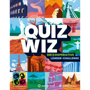 Kartenspiel QuizWiz: Die kooperative Länder-Challenge