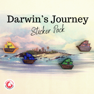 Spiel Darwin`s Journey - Stickerpack