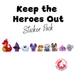 Spiel Helden müssen draußen bleiben - Stickerpack