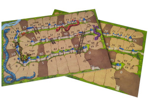 Asmodee Brettspiel Carcassonne | Schlangen & Leitern - Zusatzmaterial