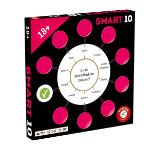 Piatnik Kartenspiel Smart 10 Themenfragen 18+
