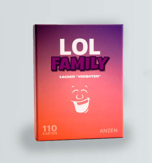 Kartenspiel LOL FAMILY - Lachen "verboten"
