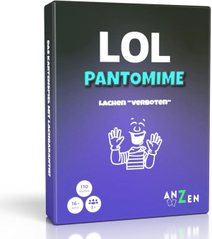 Kartenspiel LOL PANTOMIME - Lachen "verboten"