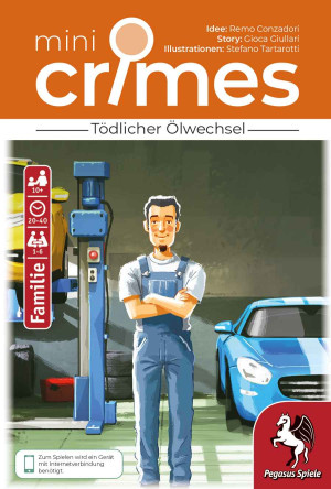 Kartenspiel MiniCrimes: Tödlicher Ölwechsel