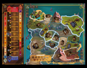 Corax Games Spiel Dragon Dale - Spielmatte (2-Personen)