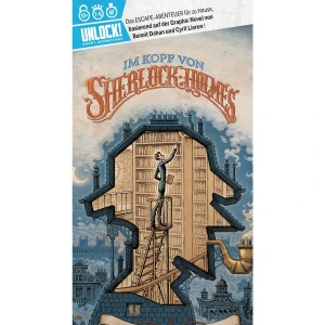 Kartenspiel Unlock! Short Adventures | Im Kopf von Sherlock Holmes