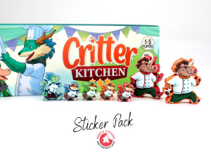 Spiel Critter Kitchen - Stickerpack