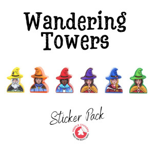 Spiel Die wandelnden Türme - Stickerpack