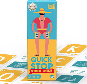 Kartenspiel QuickStop: Das Buchstaben-Duell | Sommer Edition