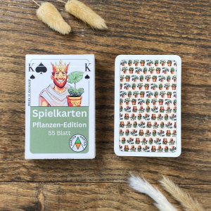 Kartenspiel Spielkarten für Pflanzenfreunde (52 Karten + 3 Joker)