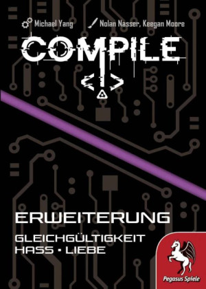 Kartenspiel Compile | Gleichgültigkeit, Hass, Liebe - Erweiterung