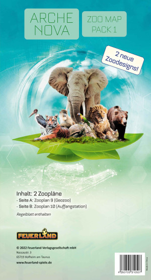 Brettspiel Arche Nova | Zoo Map Pack 1 - Minierweiterung