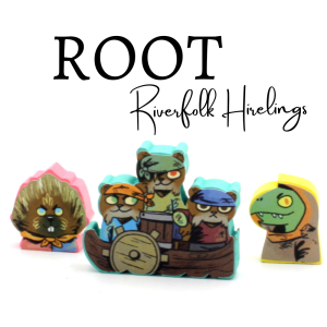 Spiel Root | Flussvolk - Heuerlinge - Stickerpack