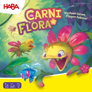 Haba Brettspiel Carni Flora: Wachsen lassen, Fliegen futtern!