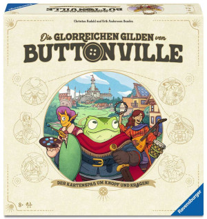 Ravensburger Kartenspiel Die glorreichen Gilden von BUTTONVILLE