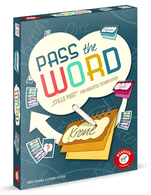 Piatnik Kartenspiel Pass the Word: Stille Post für kreative Teamplayer