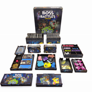 Helden müssen draußen bleiben | Boss Battle - Deluxe Insert aus Holz (UV-Print)