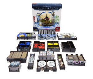 Spiel Civolution - Deluxe Insert aus Holz (UV-Print)
