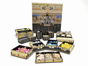 Brettspiel Men-Nefer - Deluxe Insert aus Holz (UV-Print)
