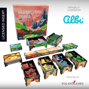 Spiel Tea Garden - Deluxe Insert aus Holz (UV-Print)