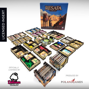 Spiel Resafa - Deluxe Inlay aus Holz (UV-Print)