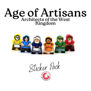 Architekten des Westfrankenreichs Ära der Handwerker - Stickerpack