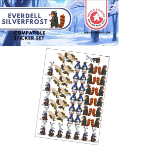 Spiel Everdell Silverfrost - Stickerpack