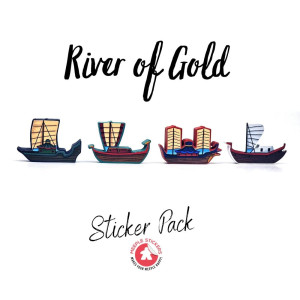 Spiel Am Goldenen Fluss - Stickerpack