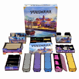 Spiel Yokohama - Deluxe Insert aus Holz (UV-Print)
