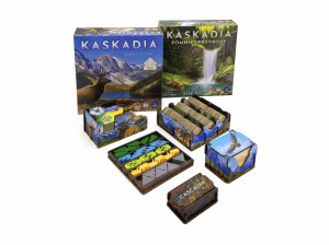 Spiel Cascadia + Expansion- Deluxe Insert aus Holz (UV-Print)