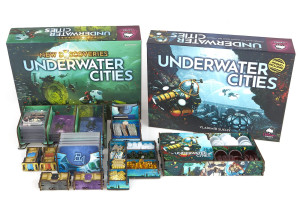 Spiel Underwater Cities - Deluxe Insert aus Holz (UV-Print)