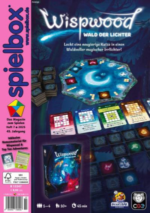 spielbox 07/2025 inkl. Erweiterung für Wispwood & Top Ten Adventures
