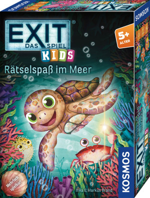 Kosmos Brettspiel EXIT: Das Spiel - Kids | Rätselspaß im Meer