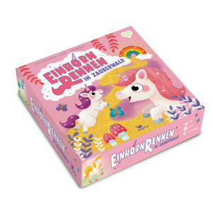 Brettspiel Einhornrennen im Zauberwald