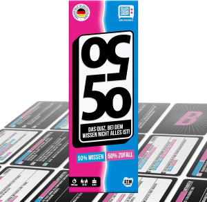 Kartenspiel 50/50 - Das Quizspiel